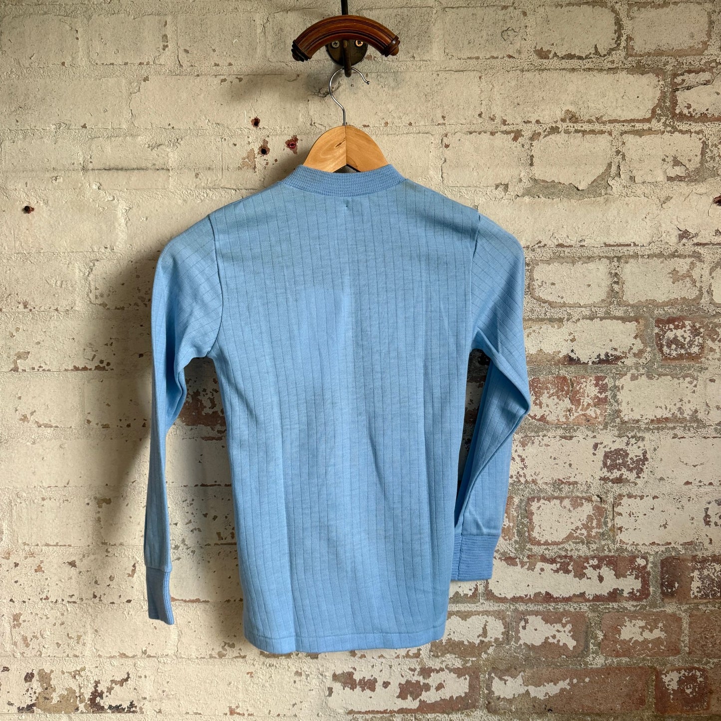 1970s Blue Striped Knitted Sweater Jumper