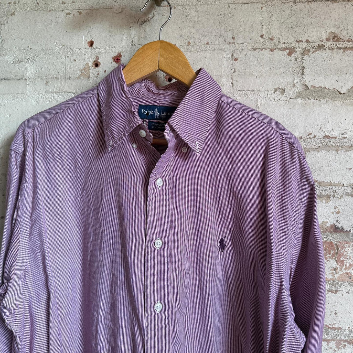 Vintage Purple Checkered Ralph Lauren Shirt