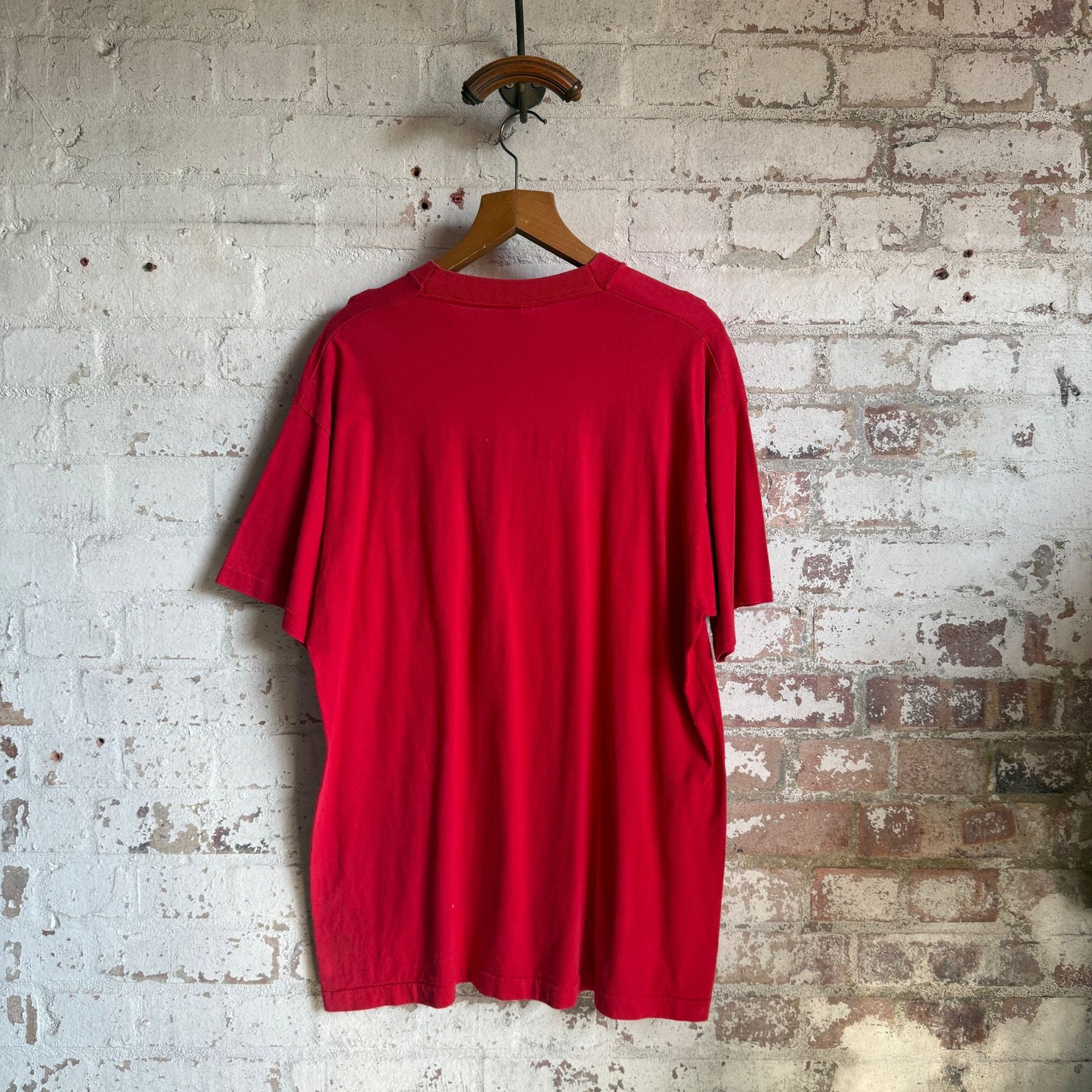 1990s Red Blank Pocket T-shirt