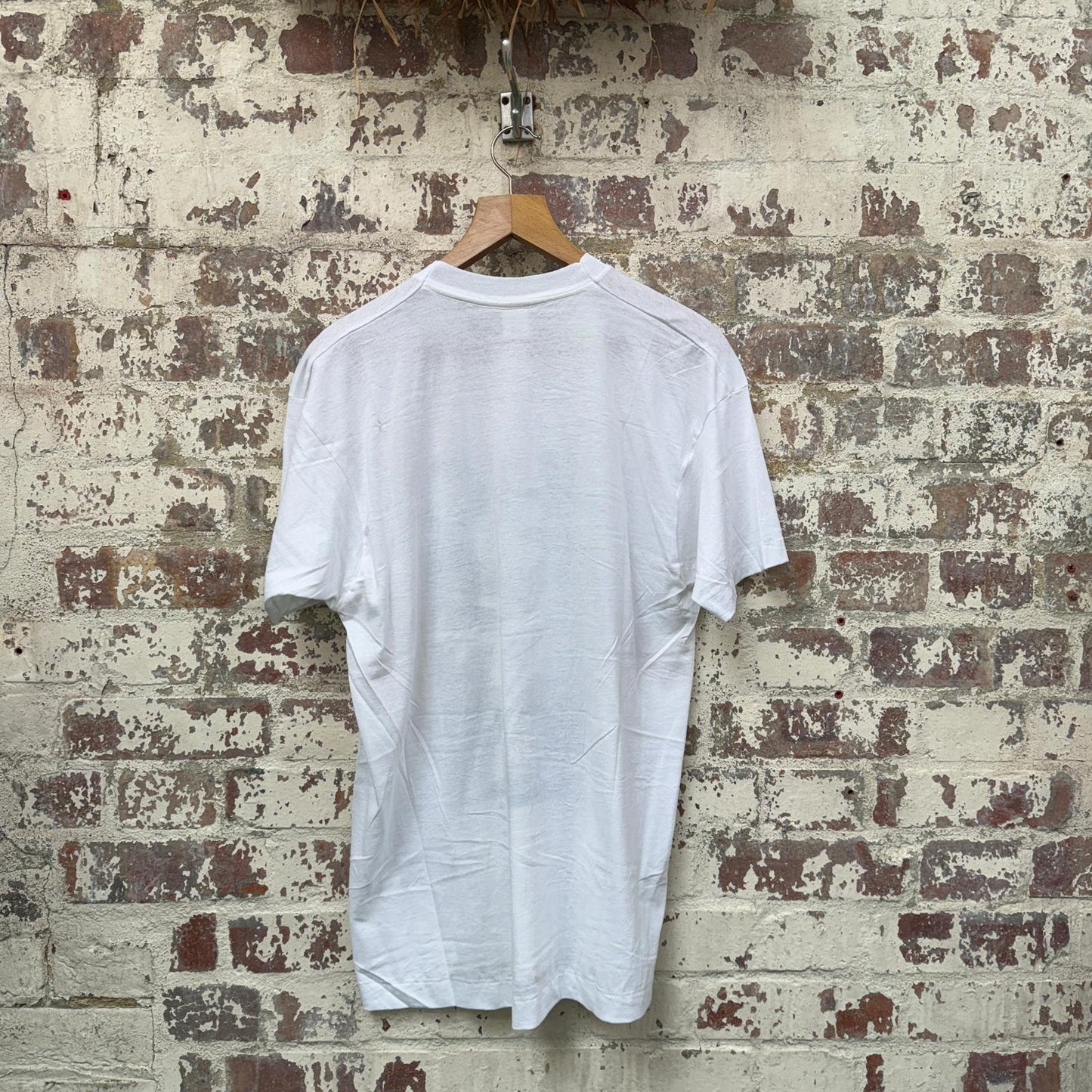 1980s White TankBuster Military Graphic T-shirt