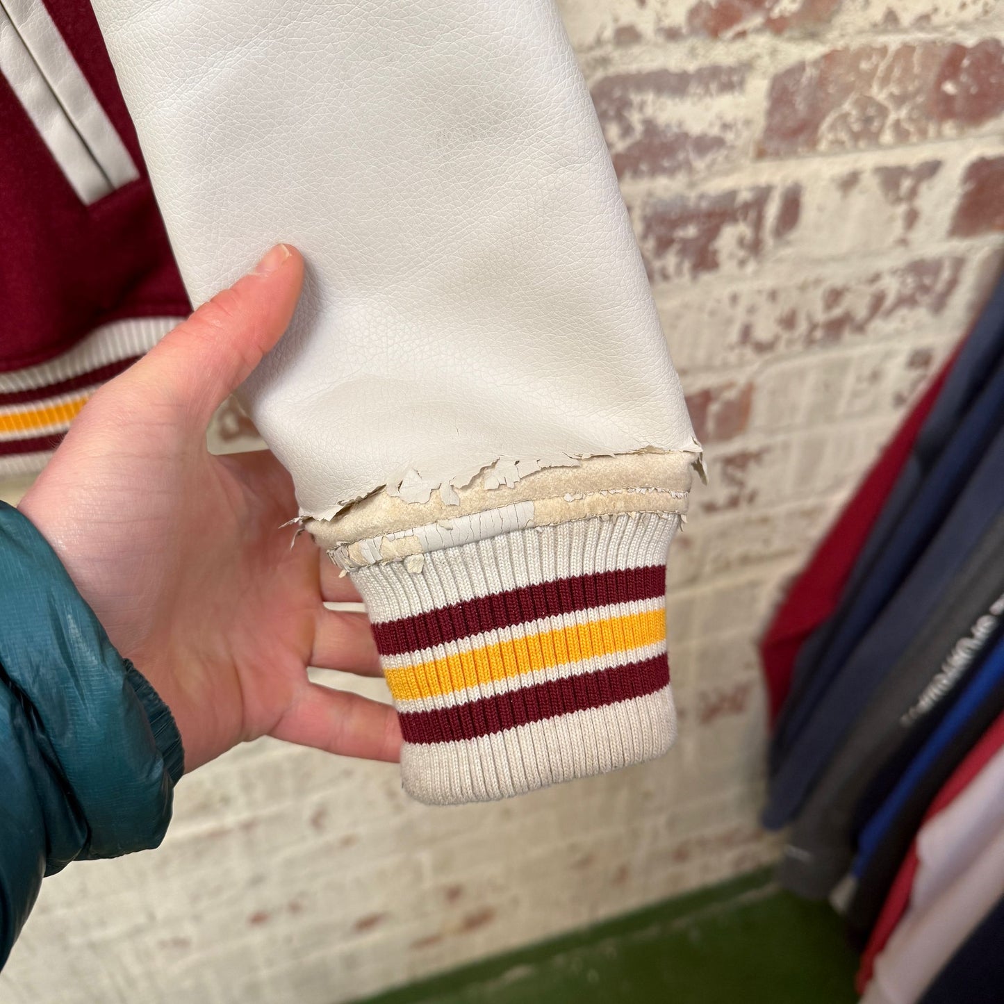 Red NFL Redskins Bomber jacket