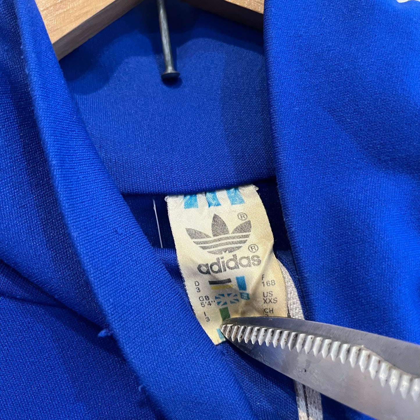 1970s Blue Adidas Track Top