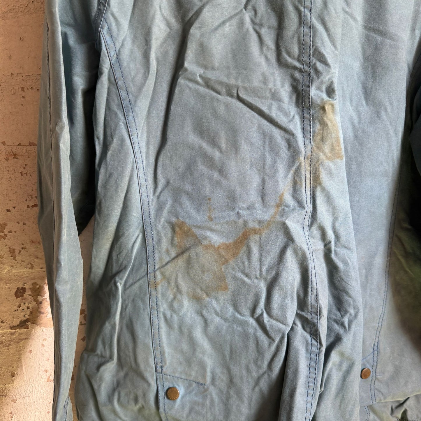 Teal Barbour Wax Jacket