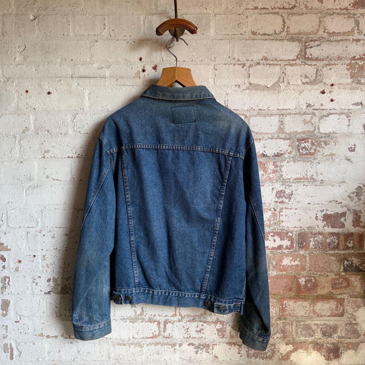 1990s Blue Denim Boxy Jacket