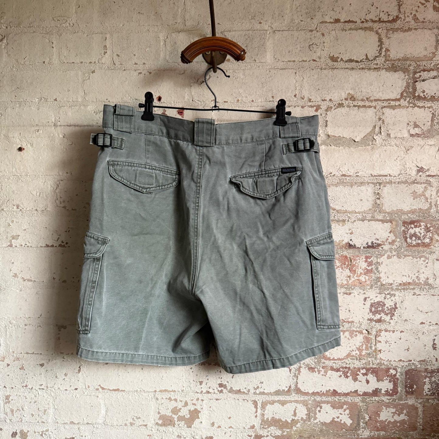 1990s Grey Misty Mountain Cargo Shorts