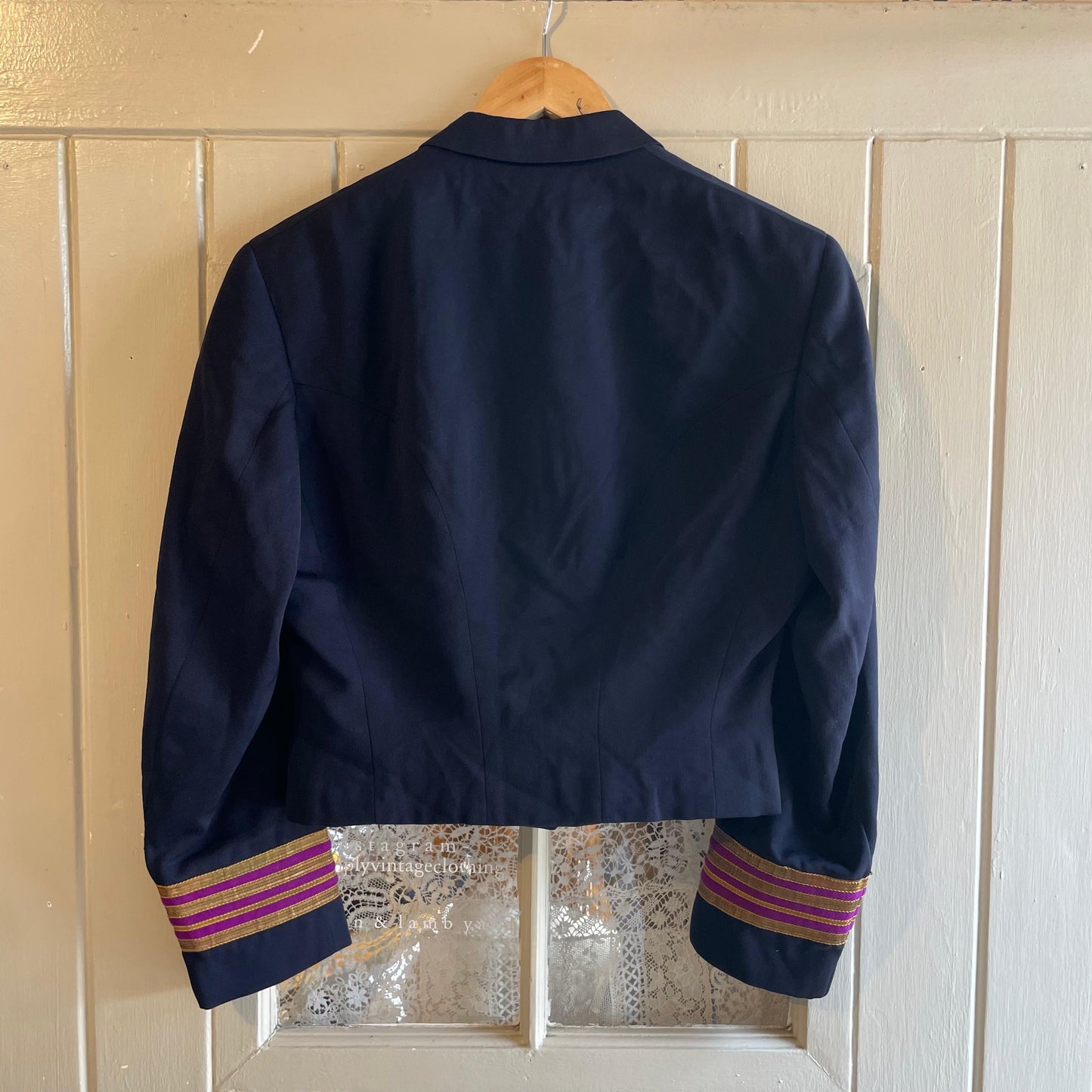1940s Royal Navy Double Breasted Suit Blazer Jacket