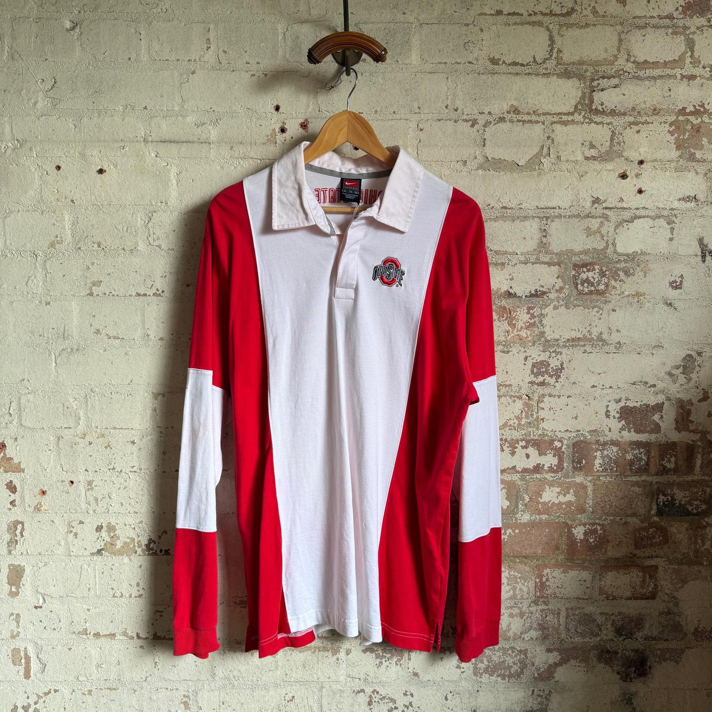 1990s Nike Ohio State Rugby Polo Shirt