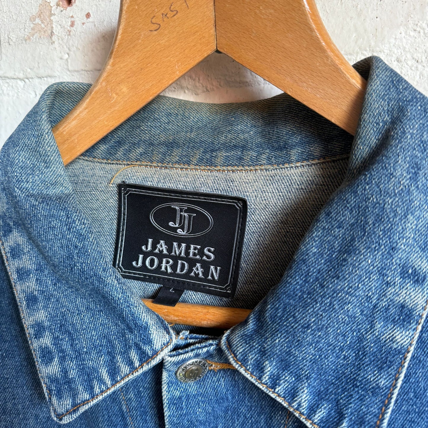 1990s Blue Denim Boxy Jacket