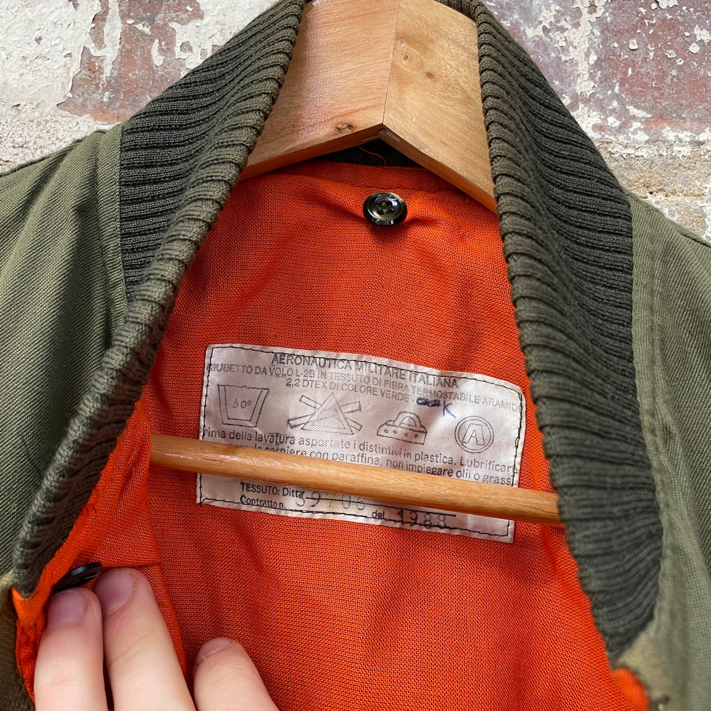 Vintage 1980s Green Bomber Jacket Coat