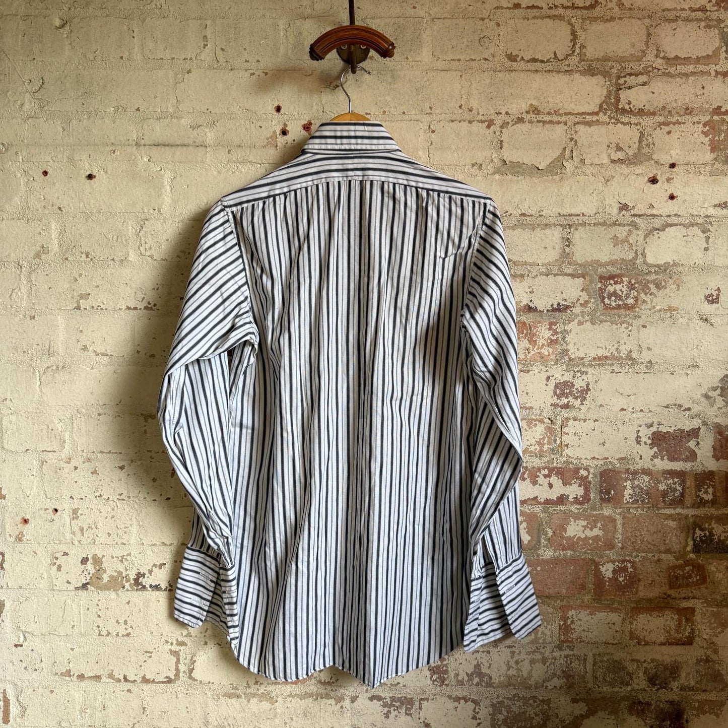 1950s British Striped Formal Shirt