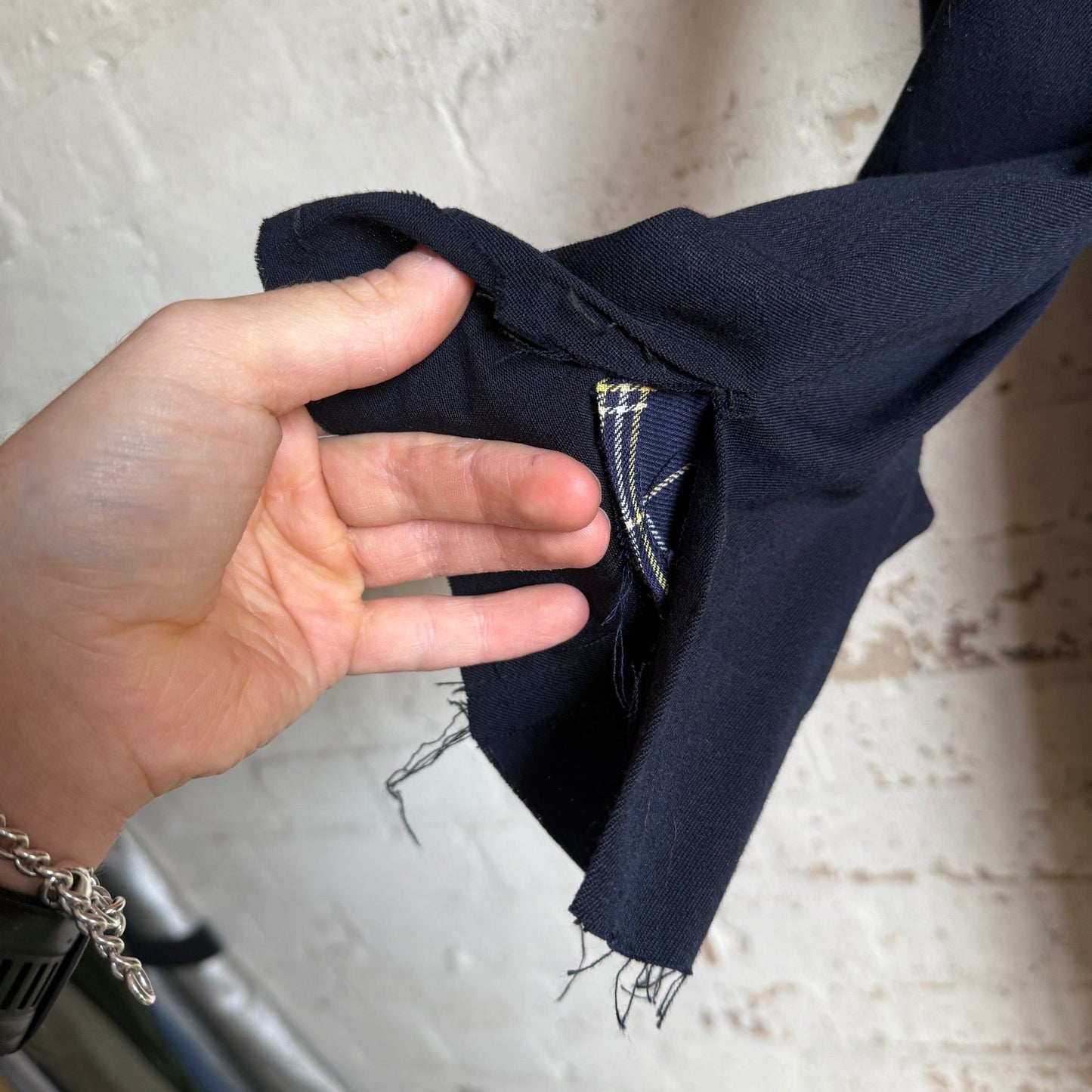 1940s Navy Gaberdine Rain Mac Jacket Coat