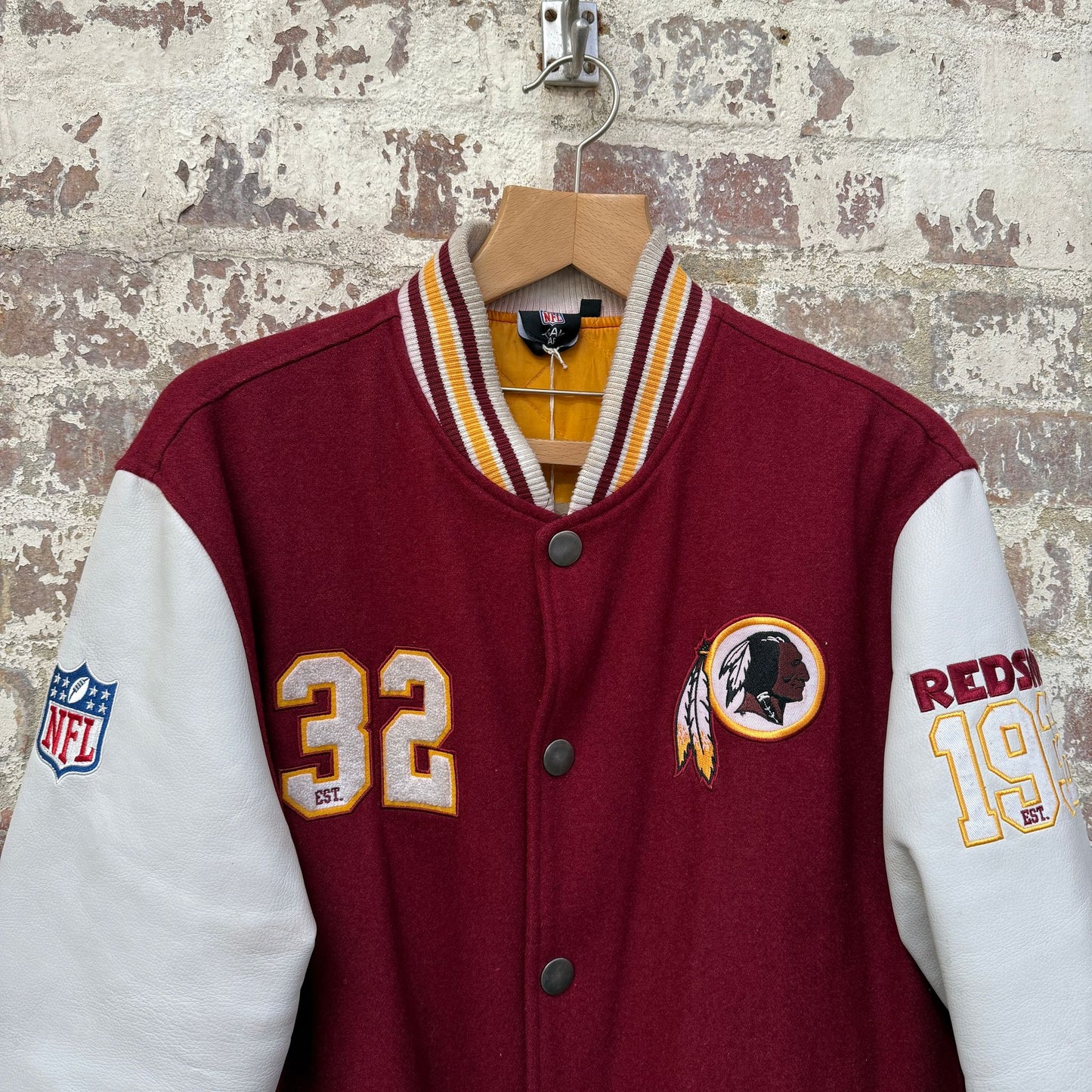 Red NFL Redskins Bomber jacket