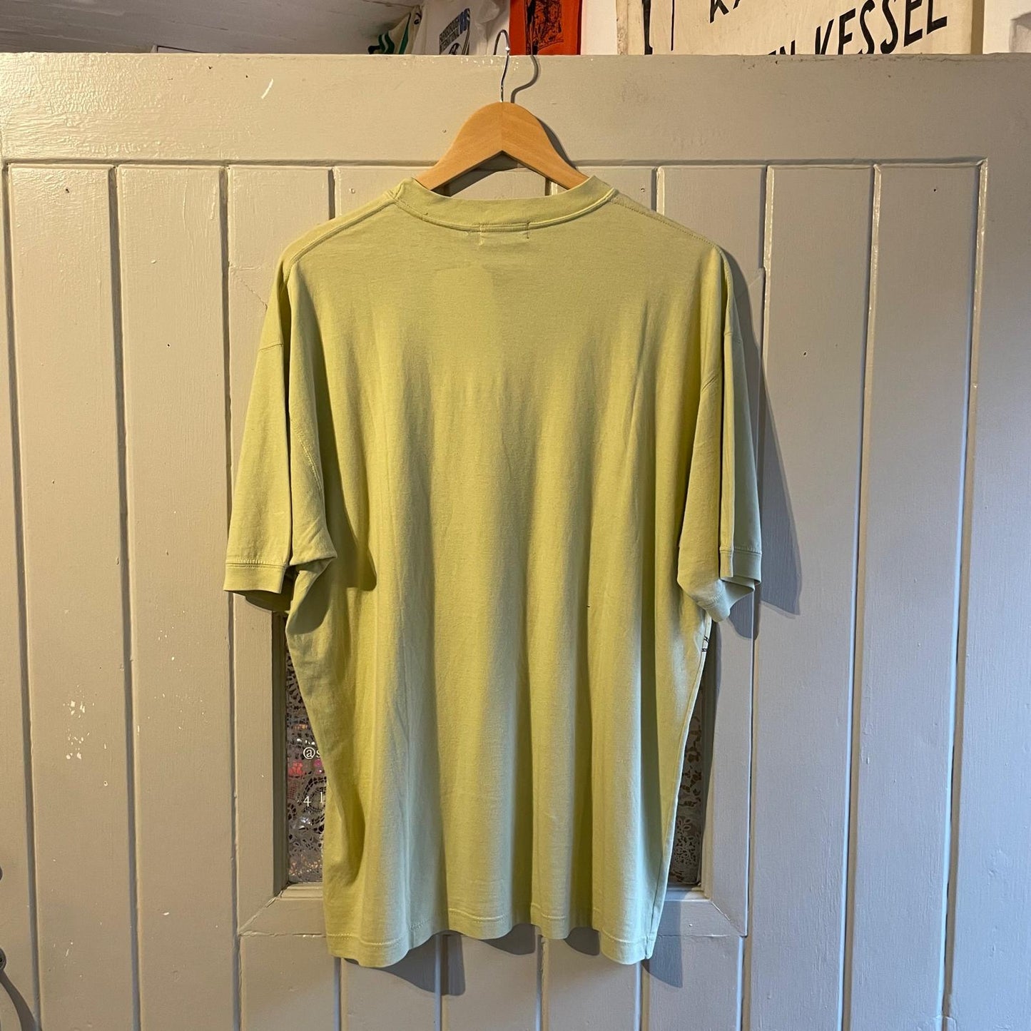 1980s Lime Green Cerruti 1881 Graphic T-Shirt