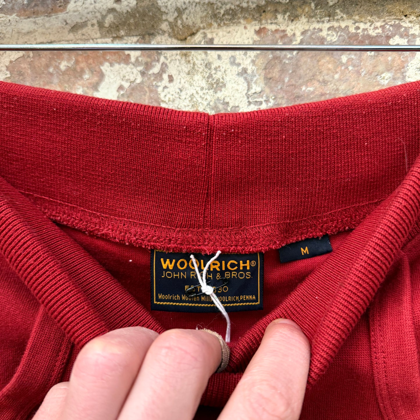 2000s Y2K Red Woolrich Mini Skirt