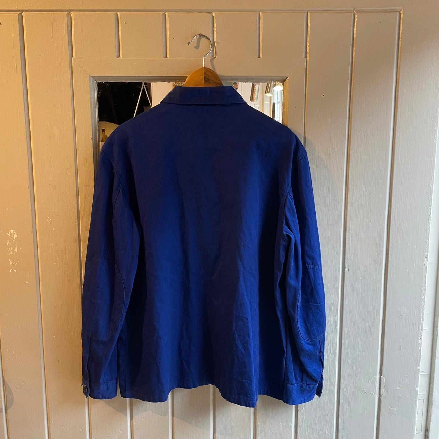 1970s Blue French Style Chore Work Jacket