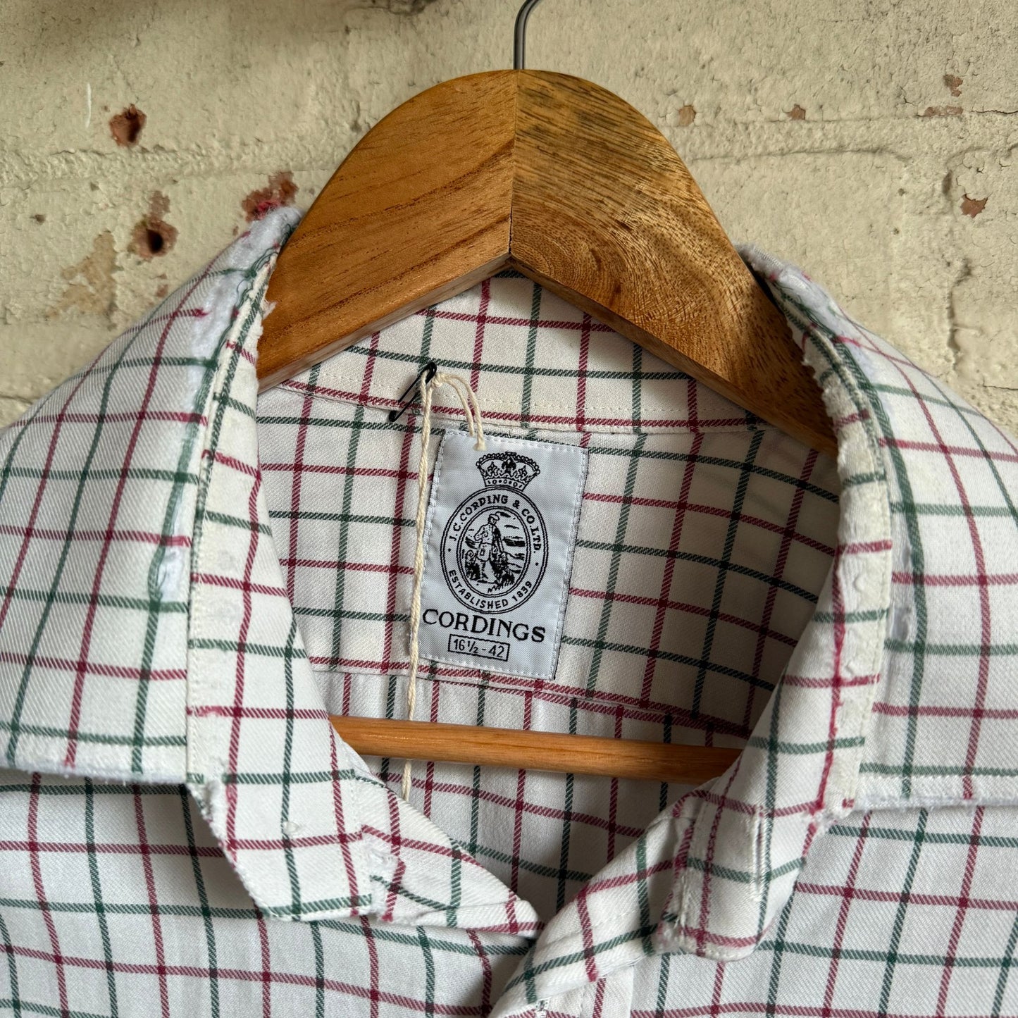 1990s White Cordings Button Shirt