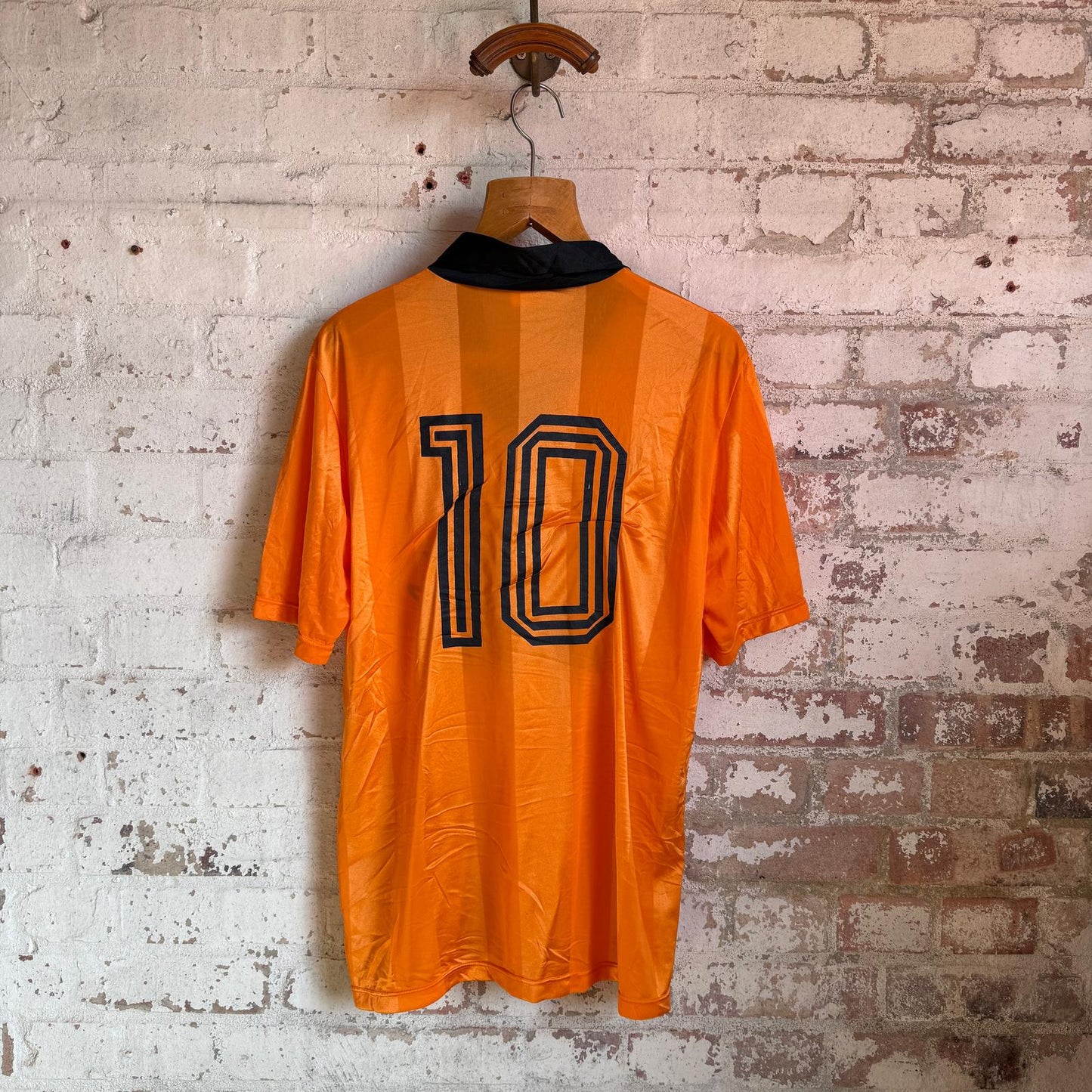 1970s Orange Puma Football Graphic Shirt