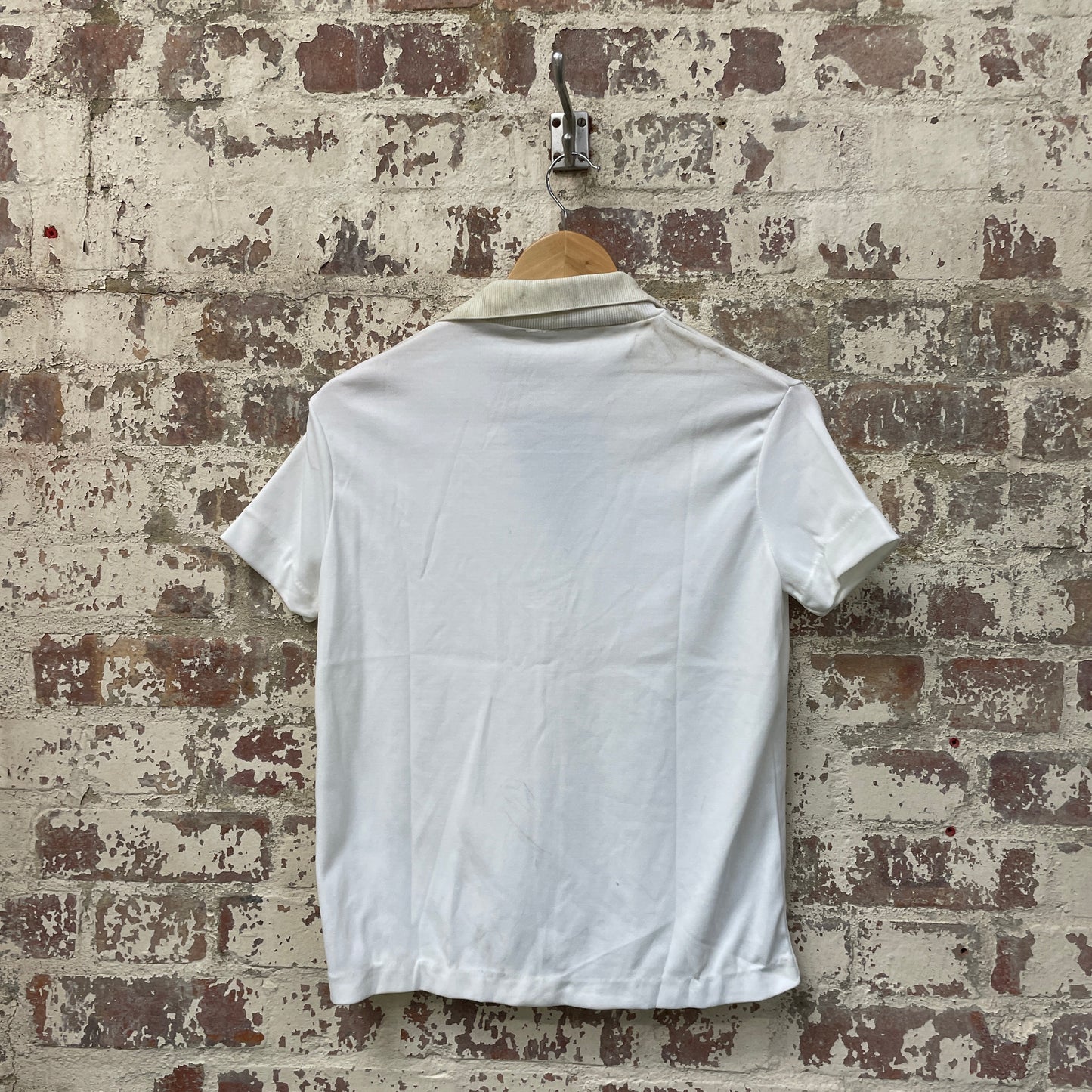 Vintage 1970s 1980s White Sailor Style Shirt