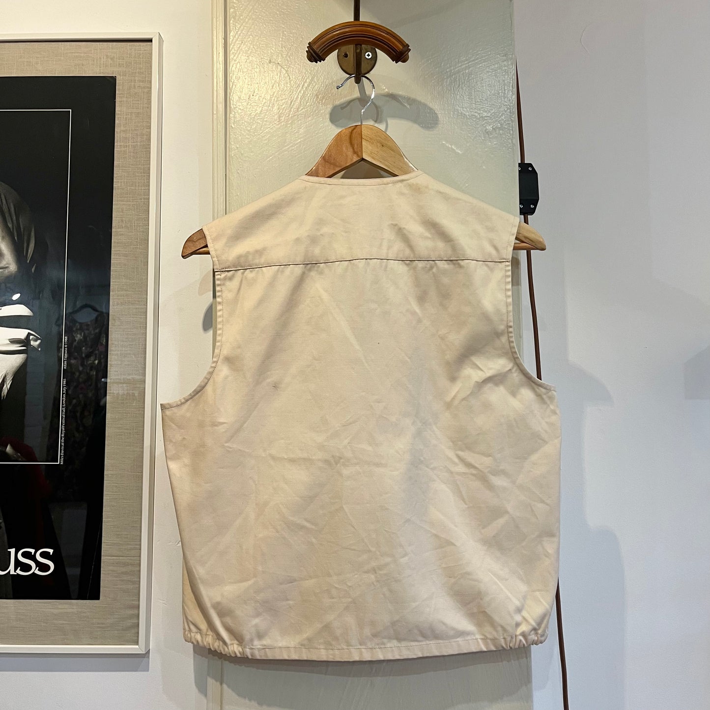 1970s Cream Tactical Gilet Vest