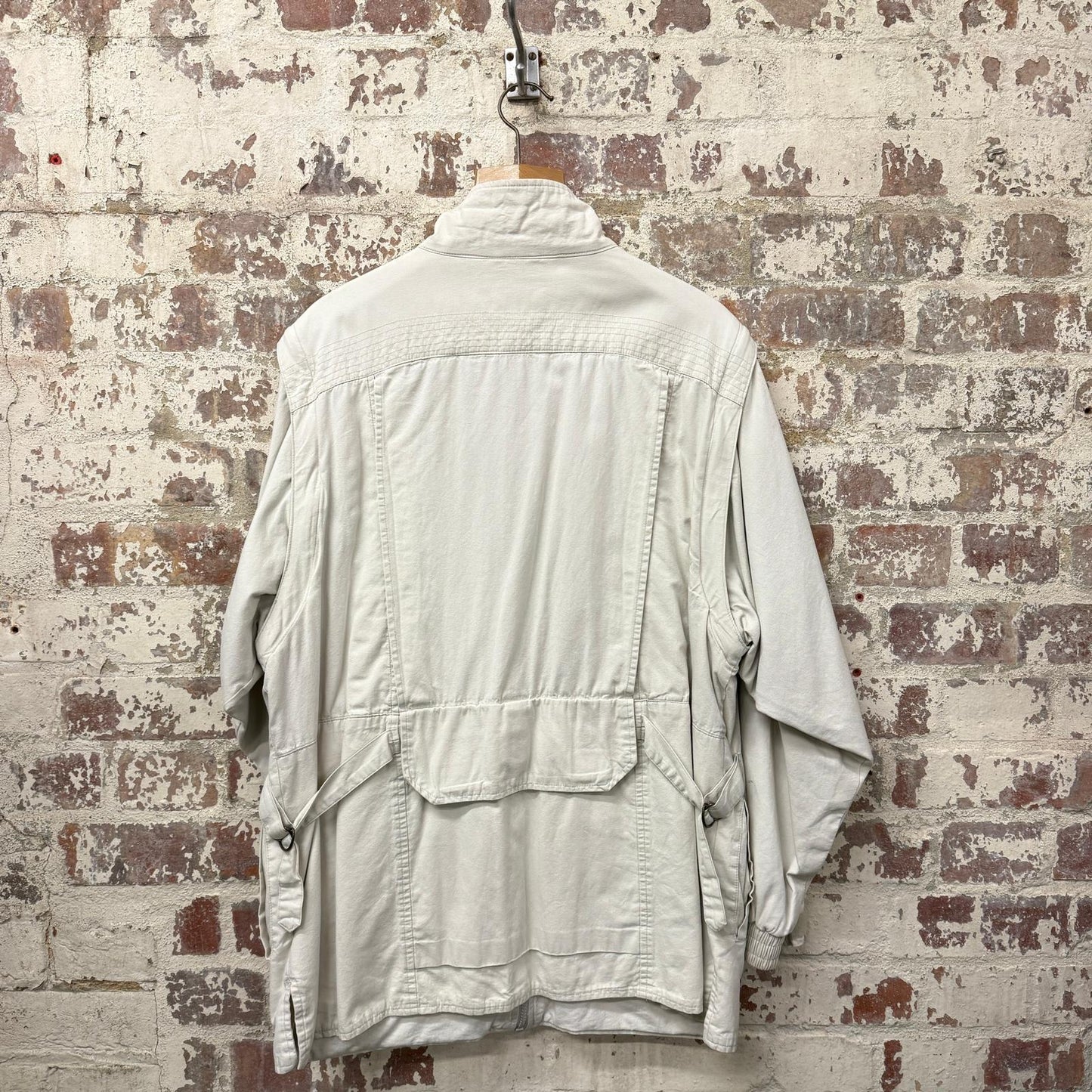 1980s White Utility Fishing Jacket