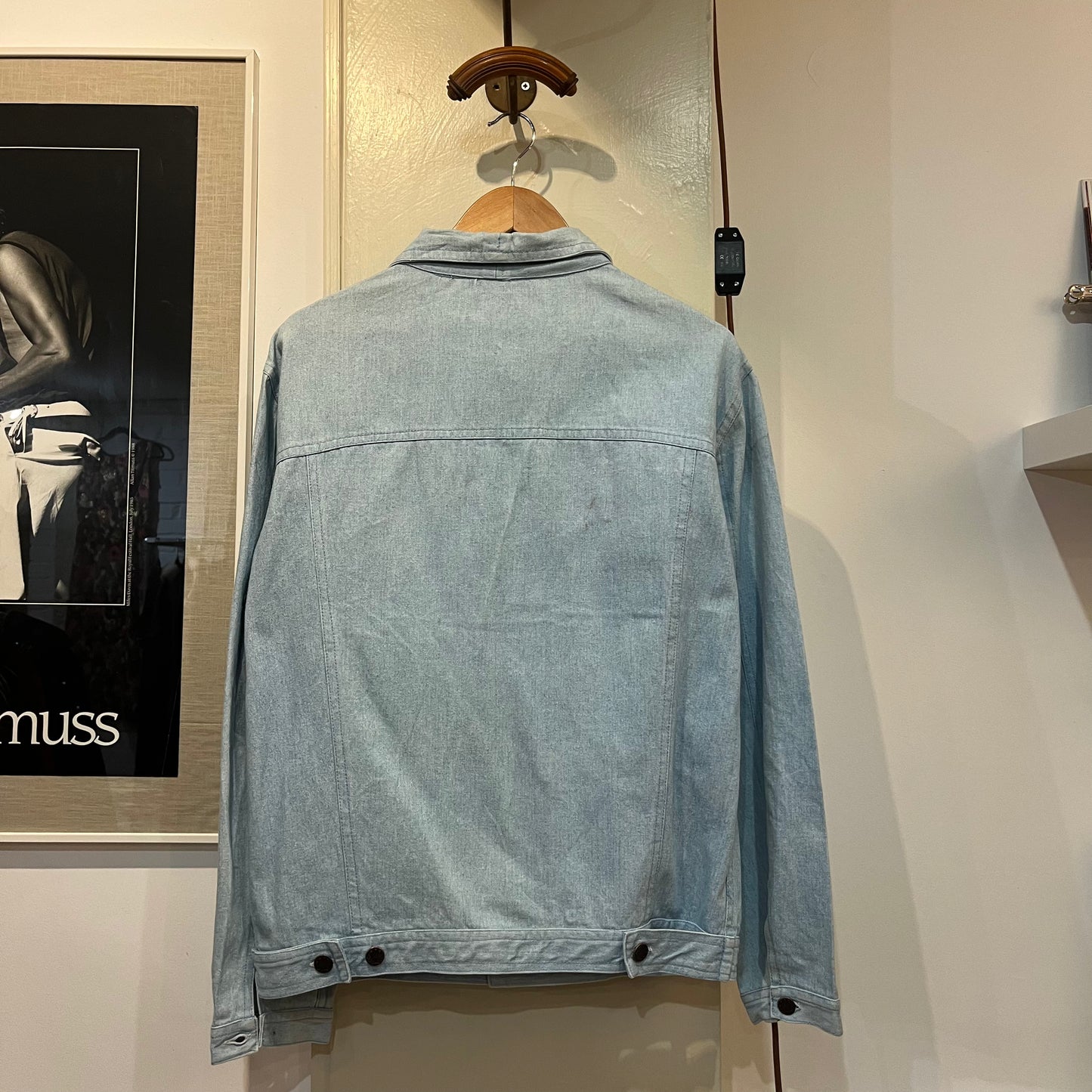 1980s Light Blue Denim Jacket