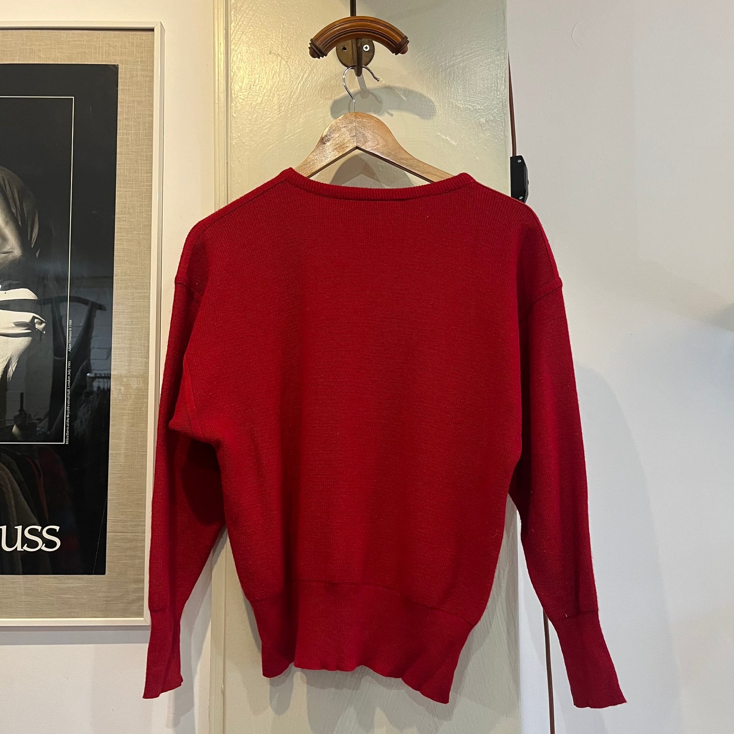 1980s Knitted Red Mondi Jumper