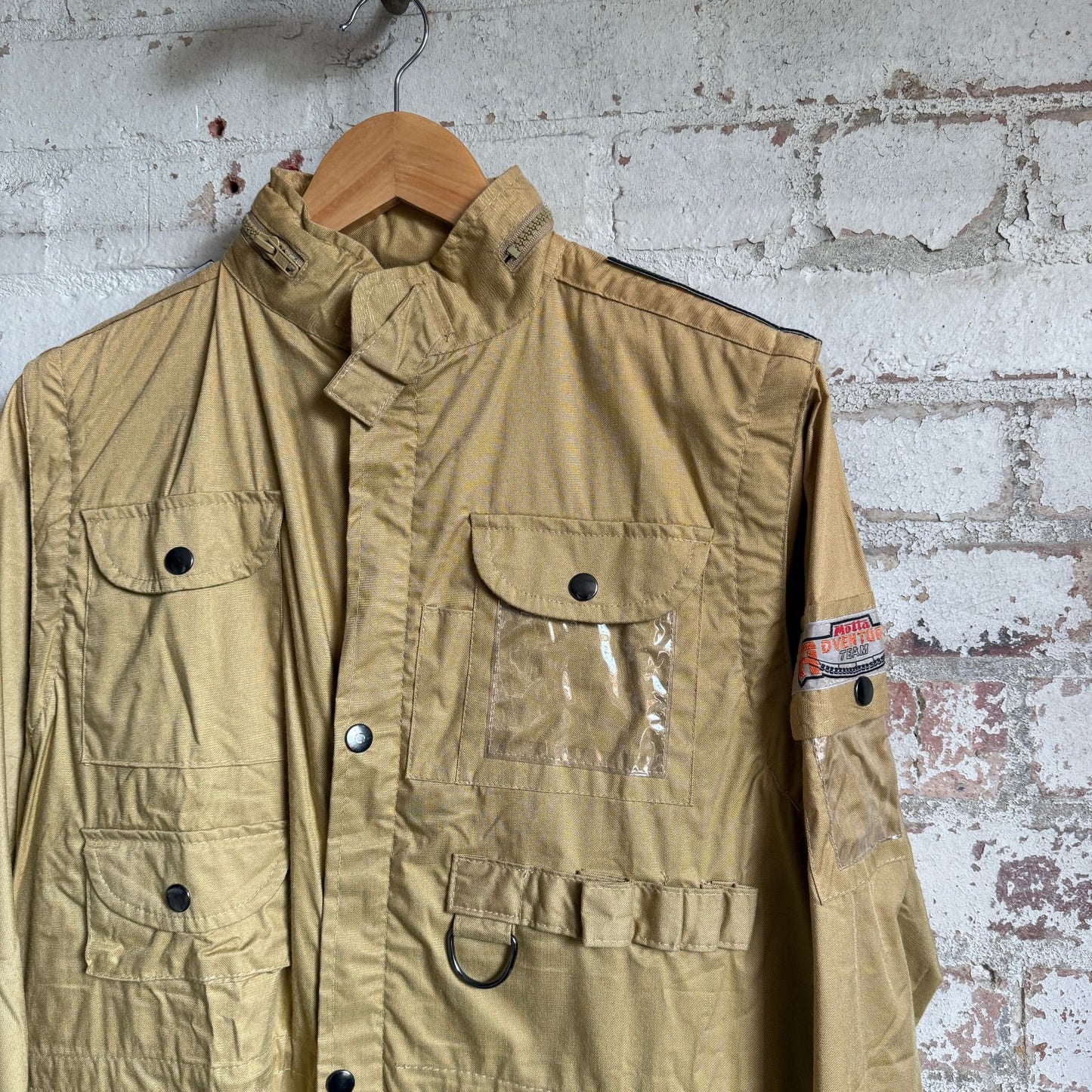 1990s Beige Unusual Tactical Jacket