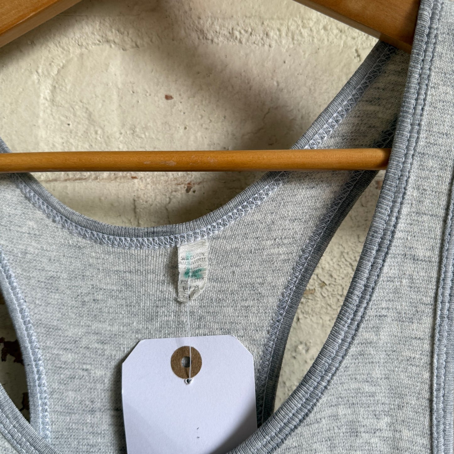 1970s Grey Graphic Nike Vest Top