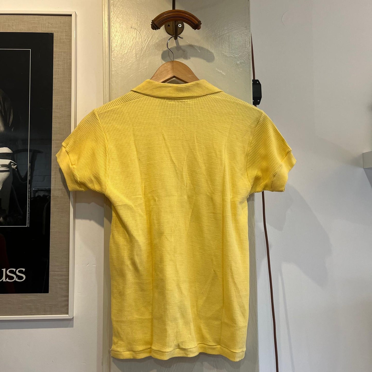 1960s Yellow British Leisure Shirt Top