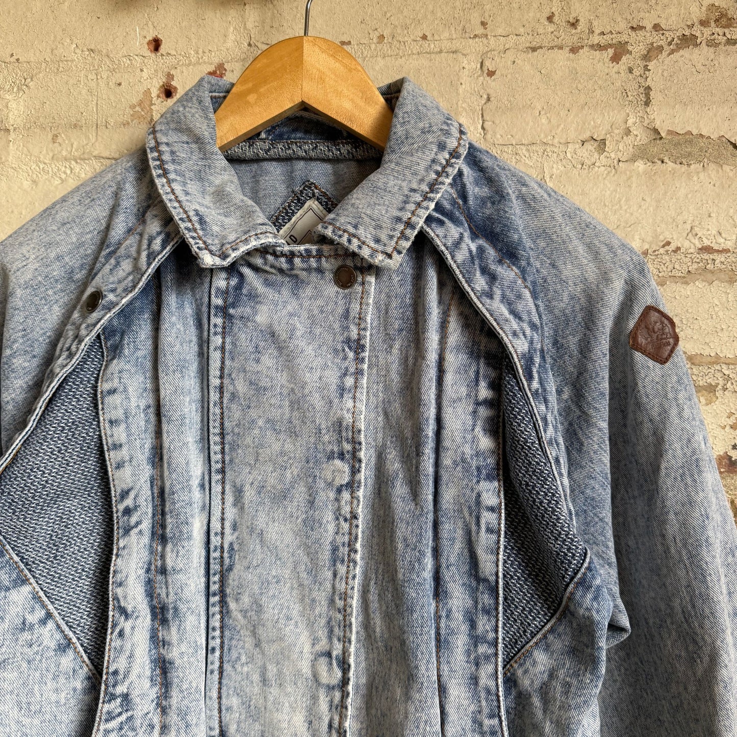 Vintage Denim Jacket Unusual Design