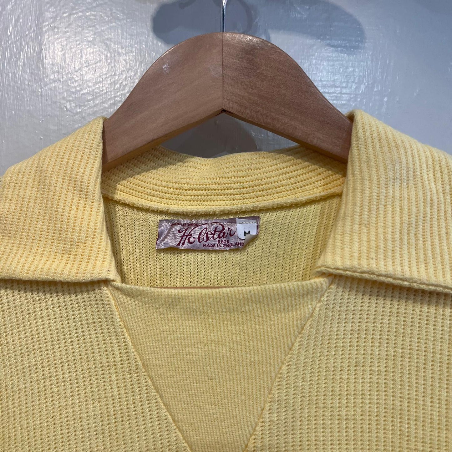 1960s Yellow British Leisure Shirt Top