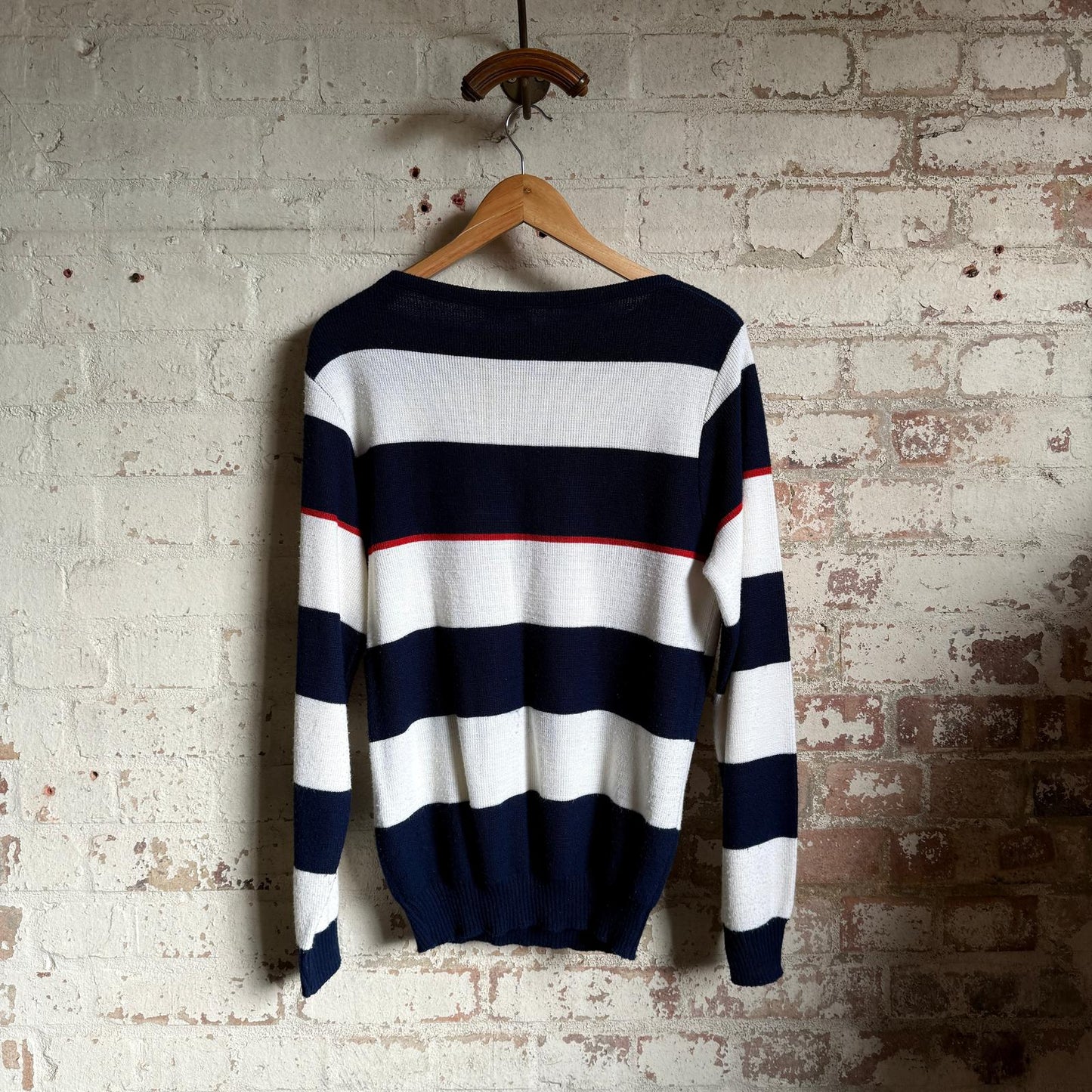 1980s Sailor Striped Knitted Sears Jumper