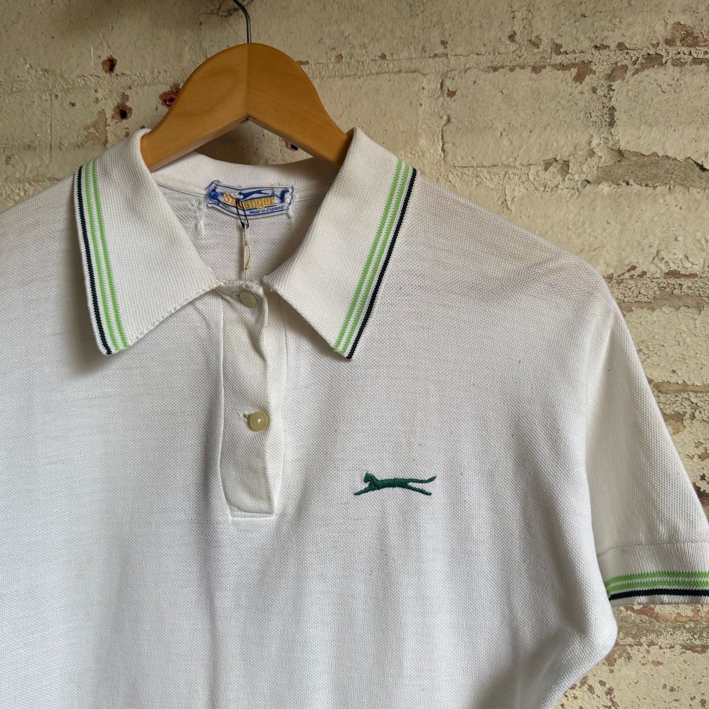1960s White Slazenger Polo Shirt