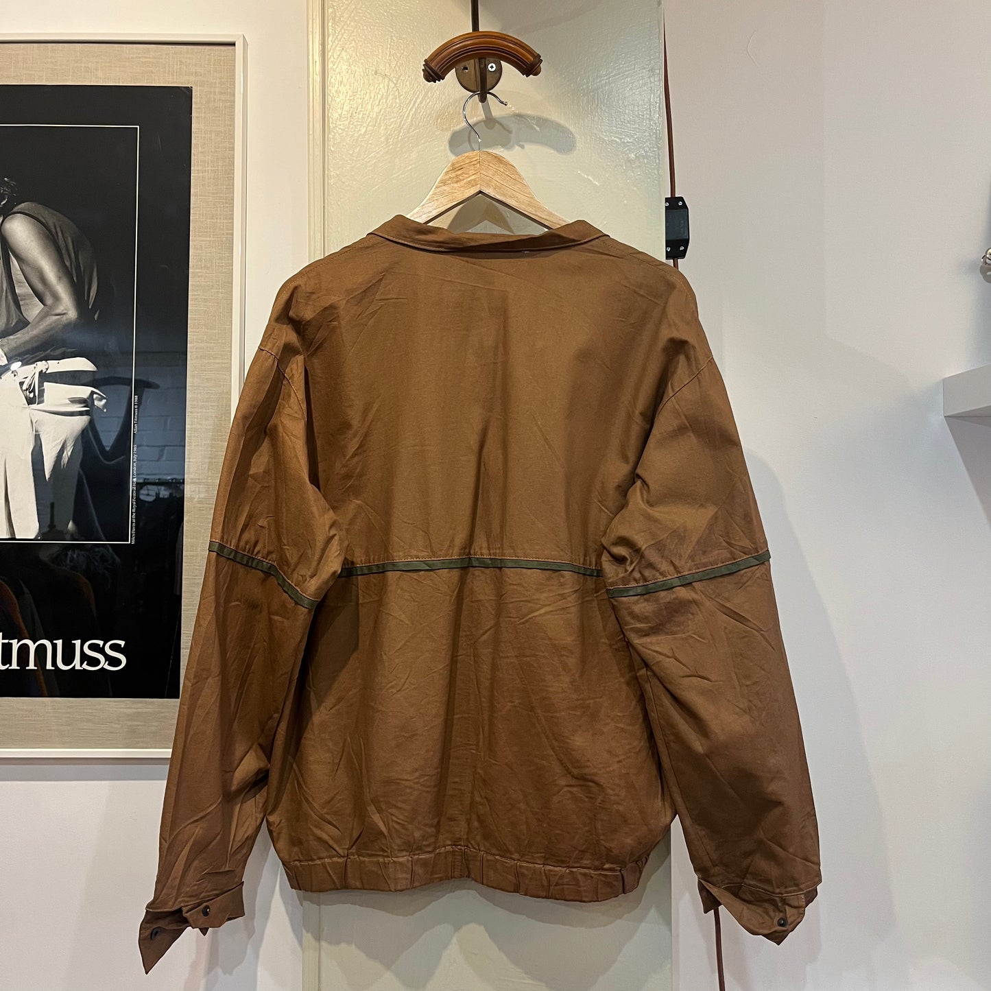 1970s Brown Lightweight Zip Up Jacket