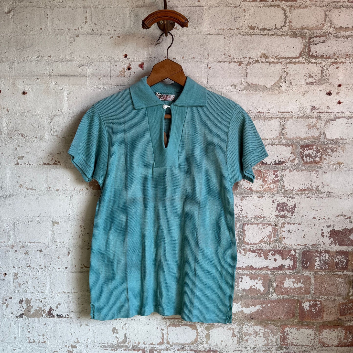 1960s Turquoise Holstar British Leisure Shirt
