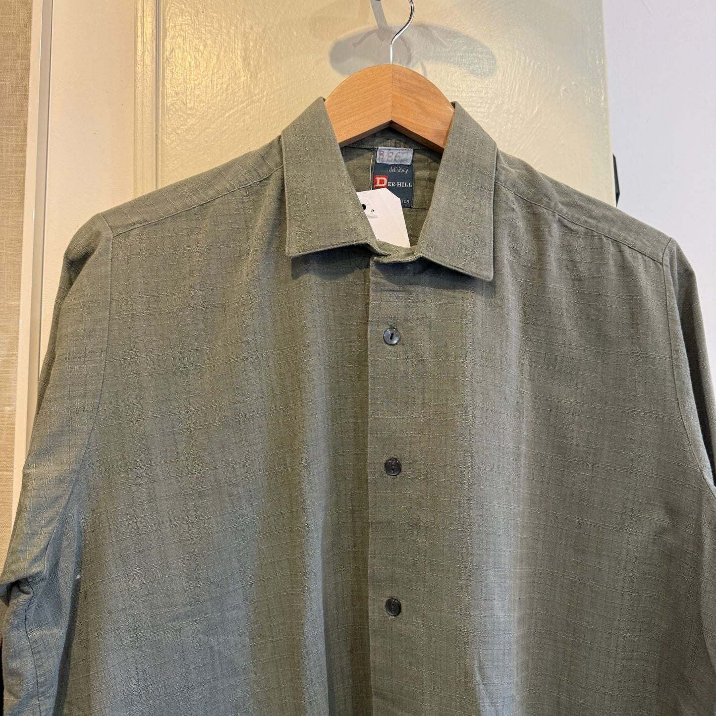 1960s Green British Dee Hill Button Up Shirt
