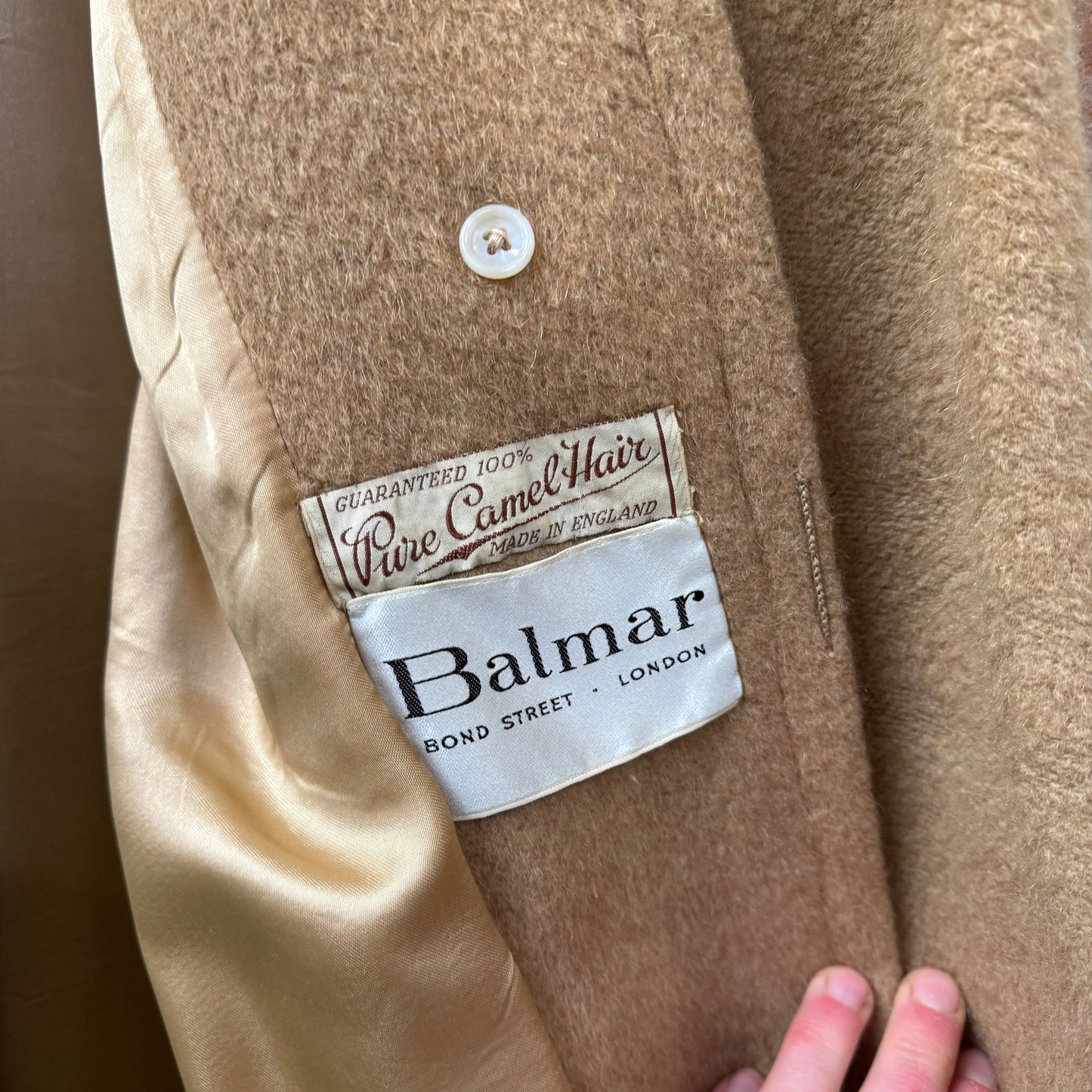 1960s Beige Balmar Camel Coat