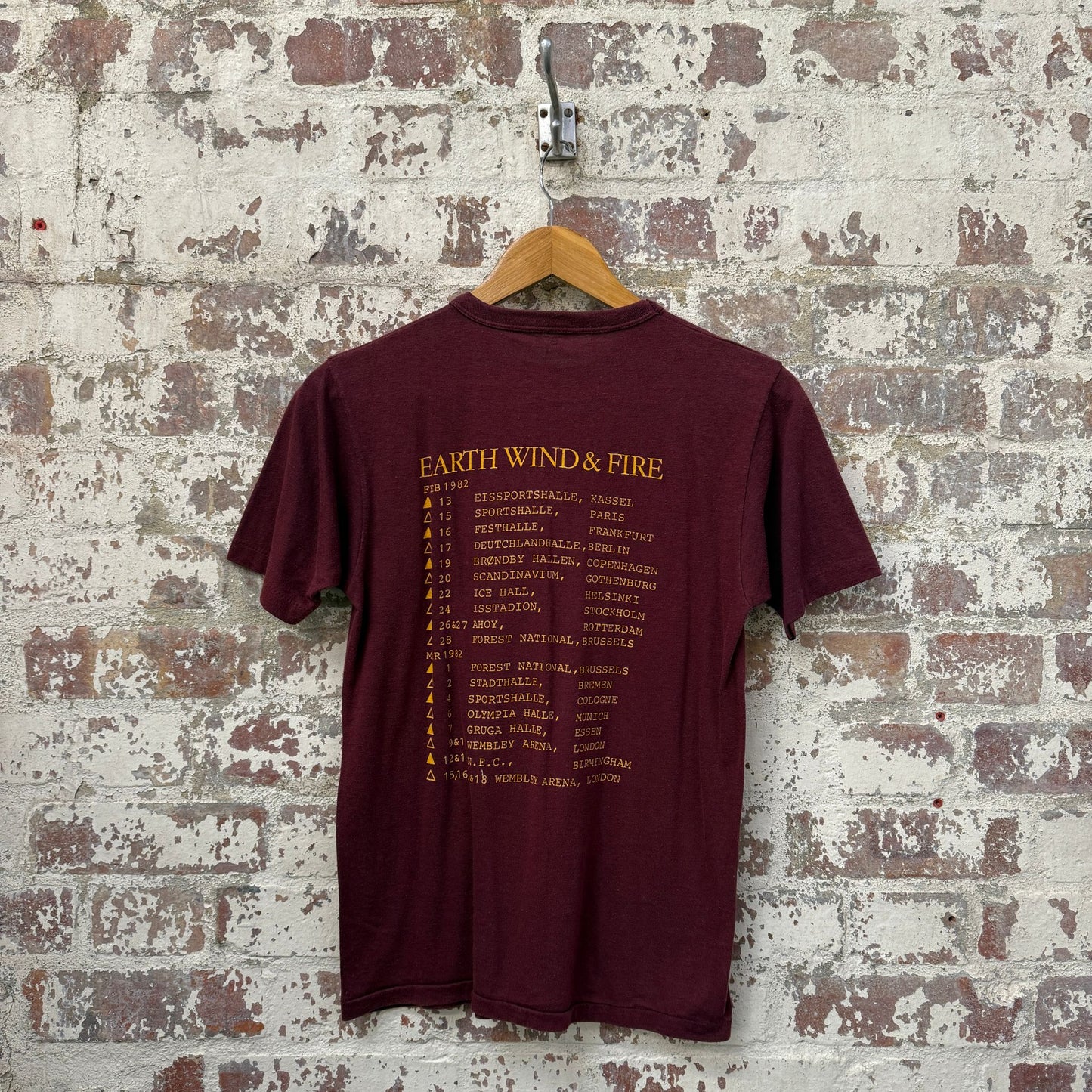 1982 Earth Wind & Fire Tour T-Shirt