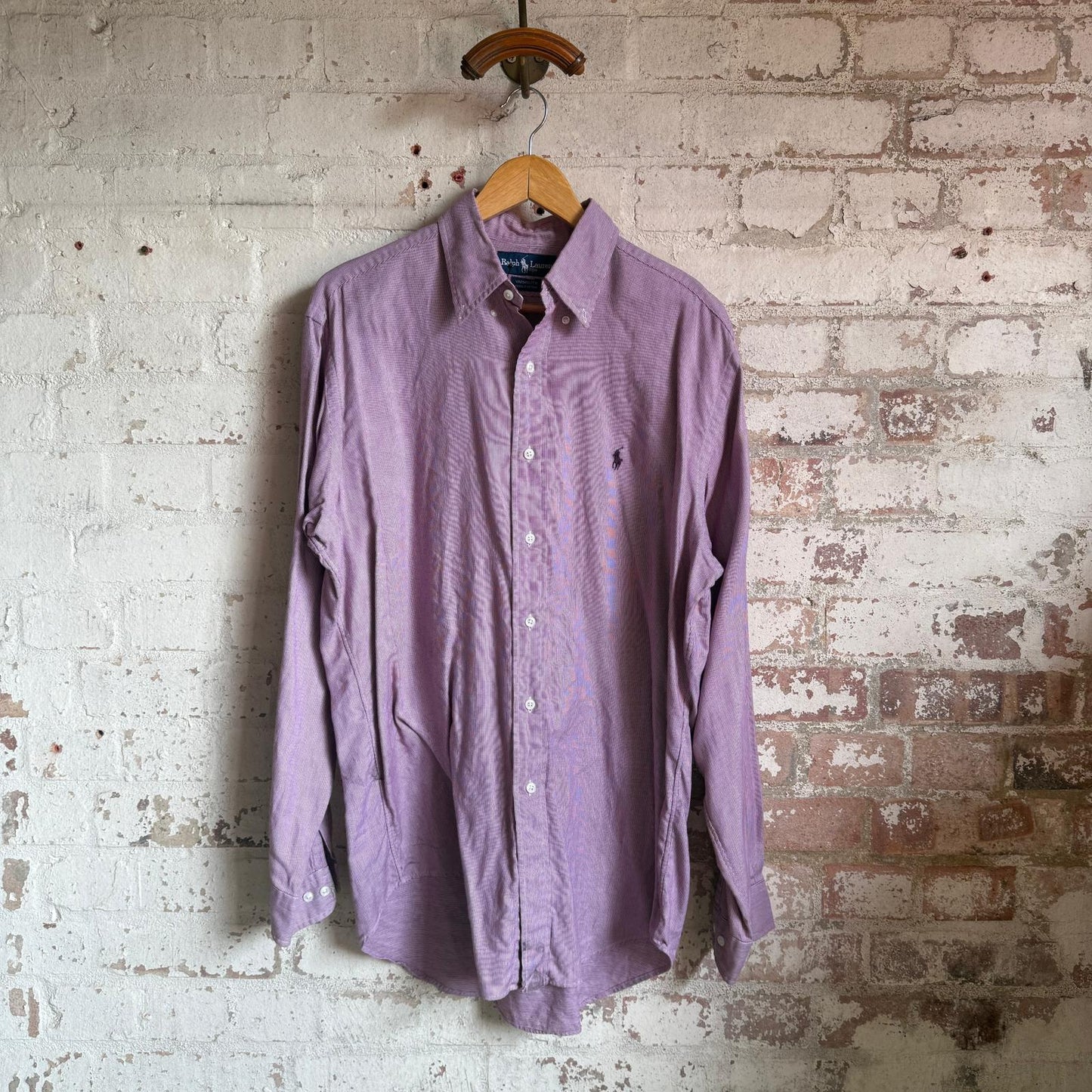 Vintage Purple Checkered Ralph Lauren Shirt