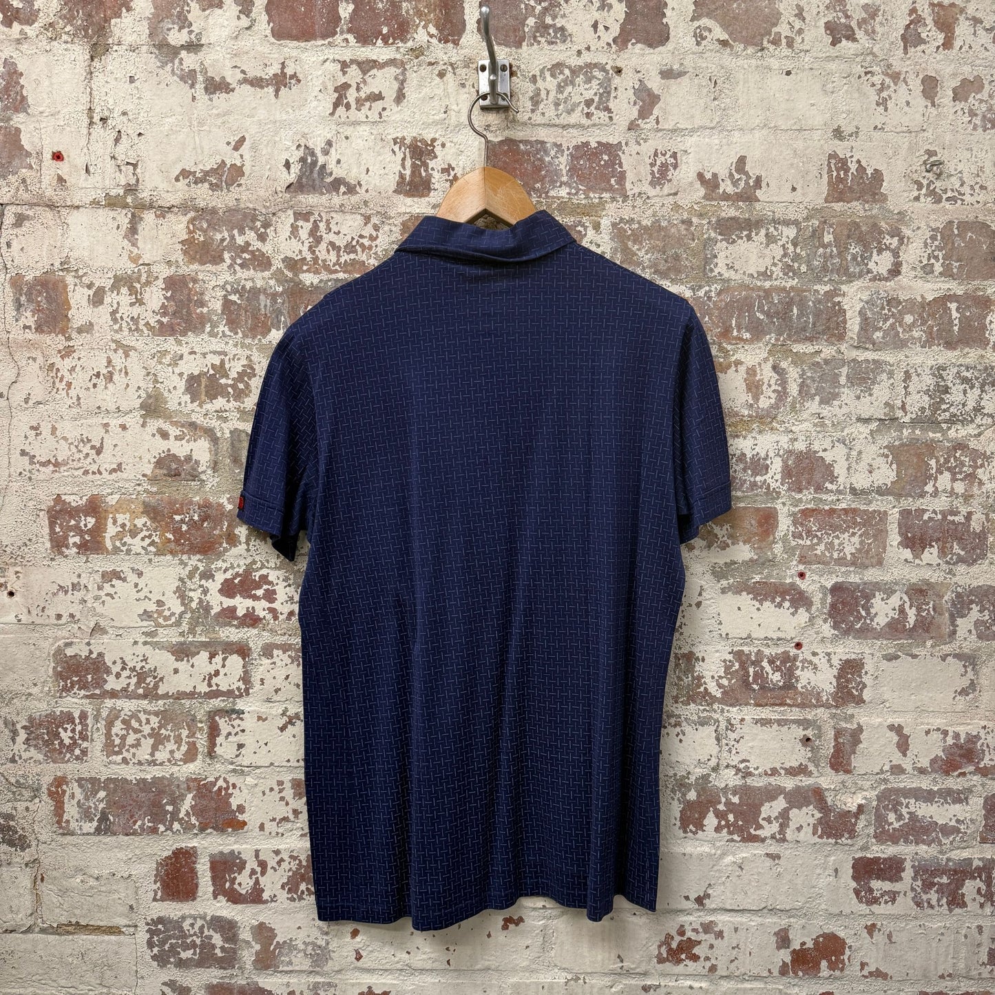 1980s Jean Paul Navy Button Polo Shirt