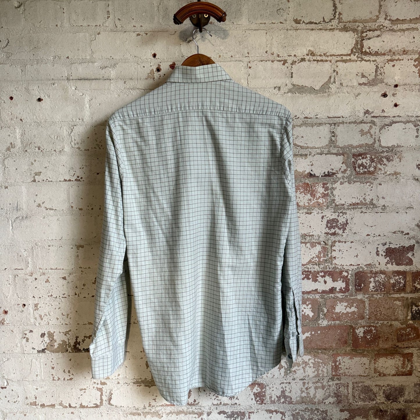 1980s Green Checkered St Michaels Shirt