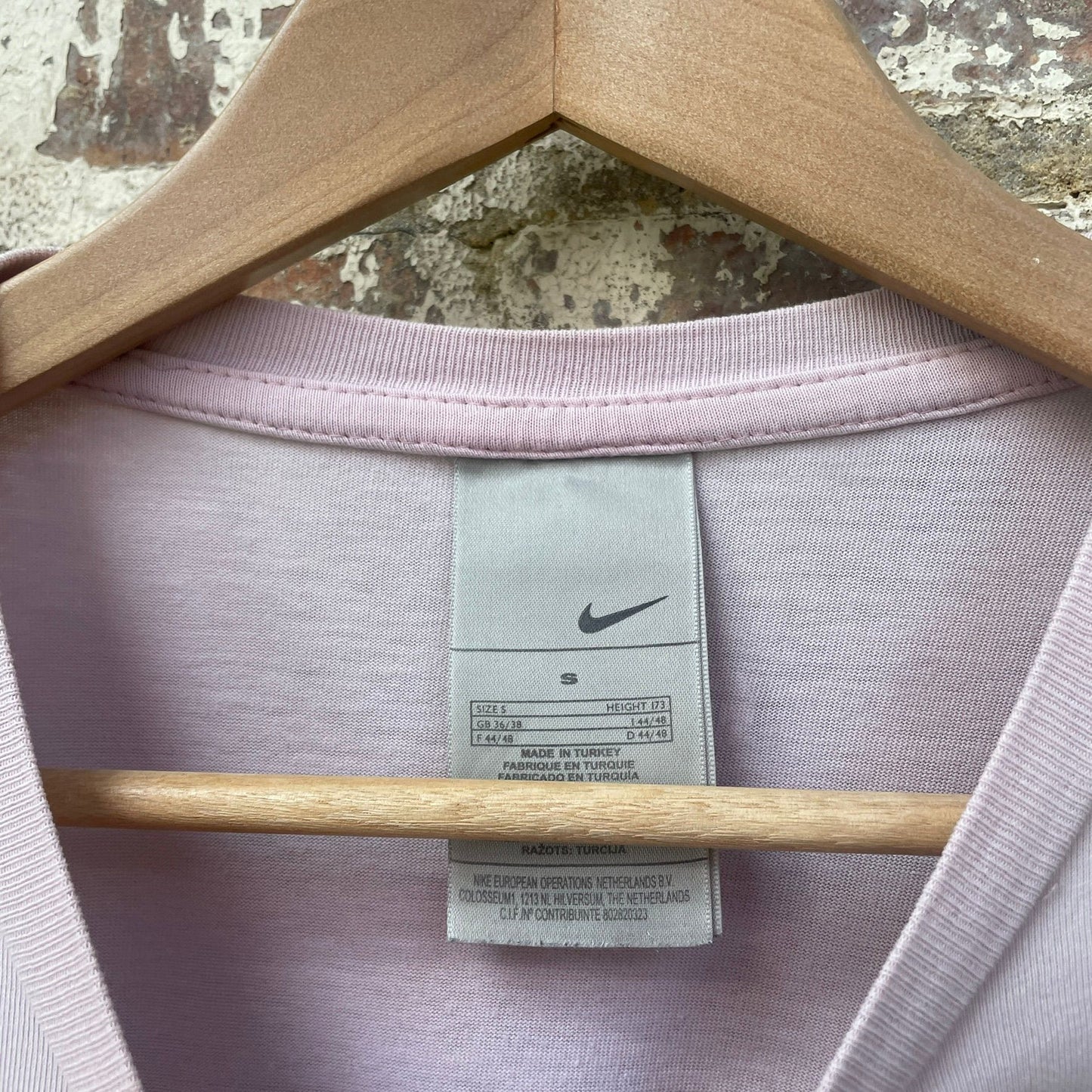 Vintage 2000s Pink Nike Print Graphic T-Shirt