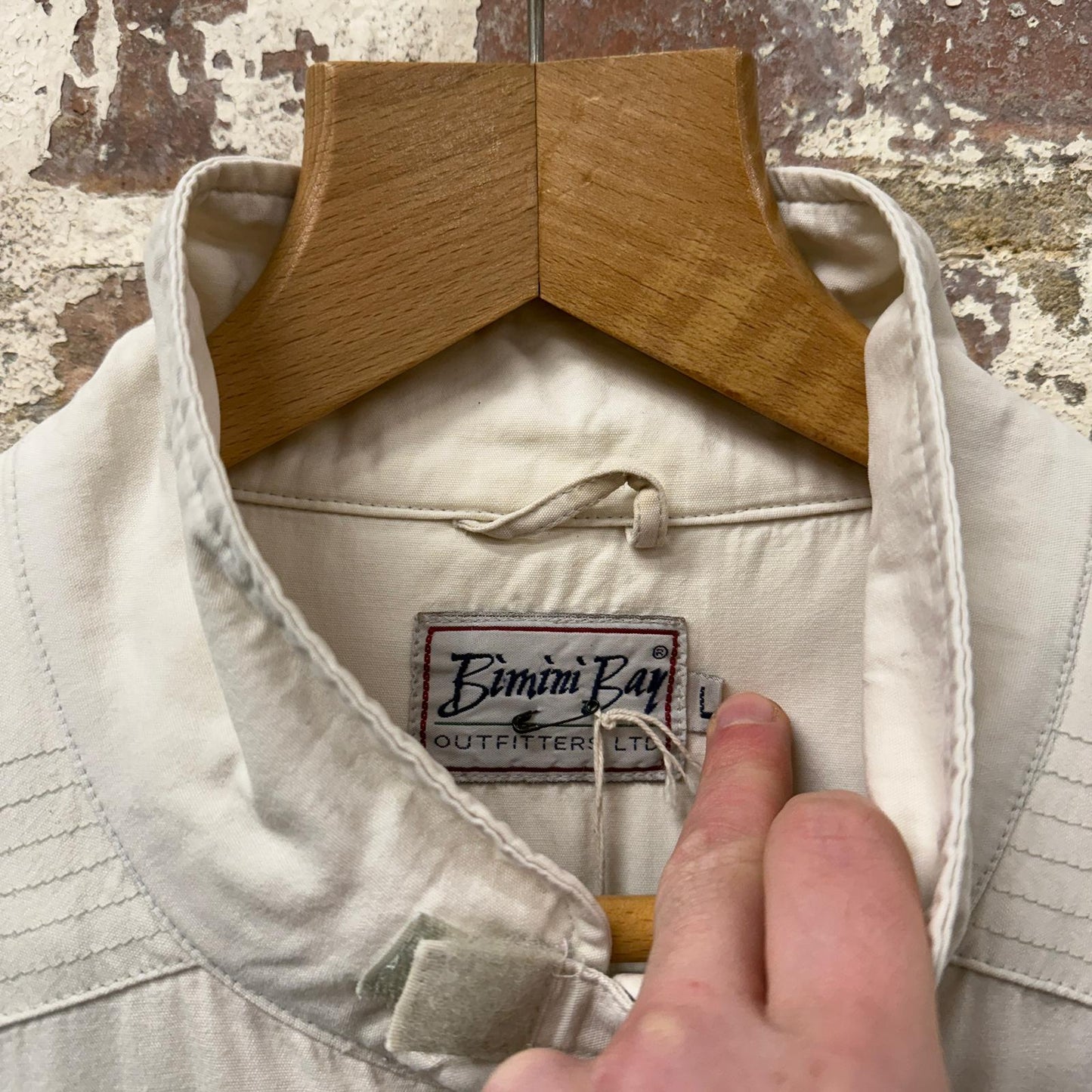 1980s White Utility Fishing Jacket