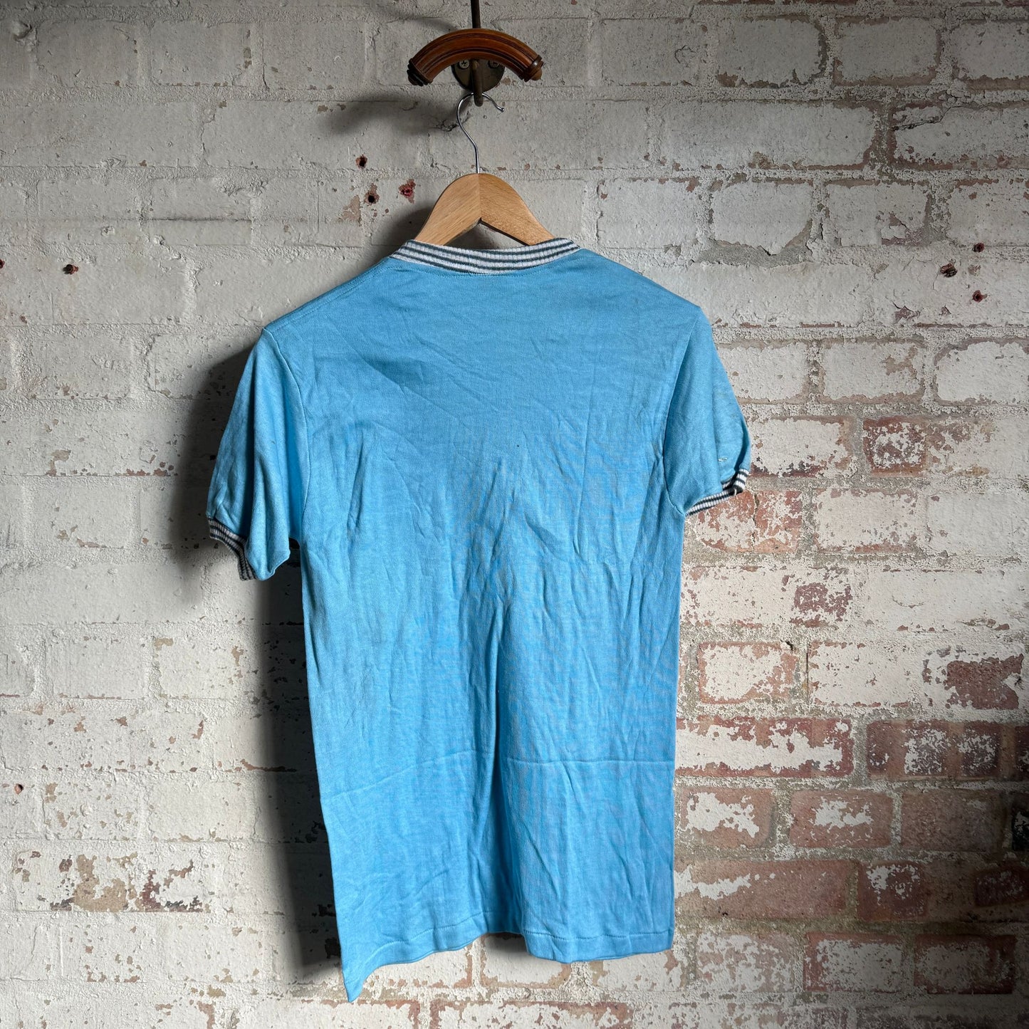 1960s Blue Pocket Striped T-shirt