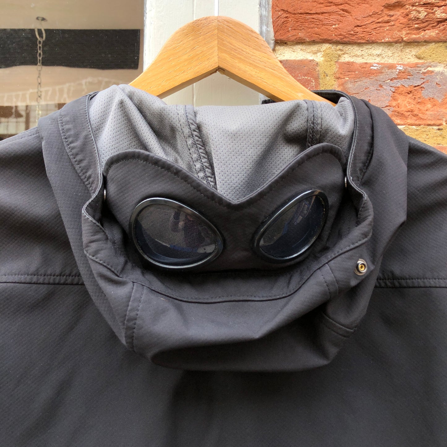 Black CP Company 'Goggle' Hood Jacket