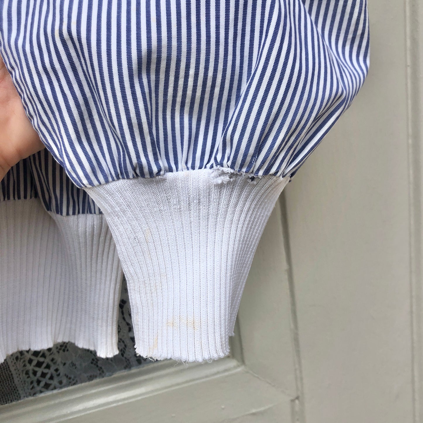 1960s Italian Striped Sweatshirt Top