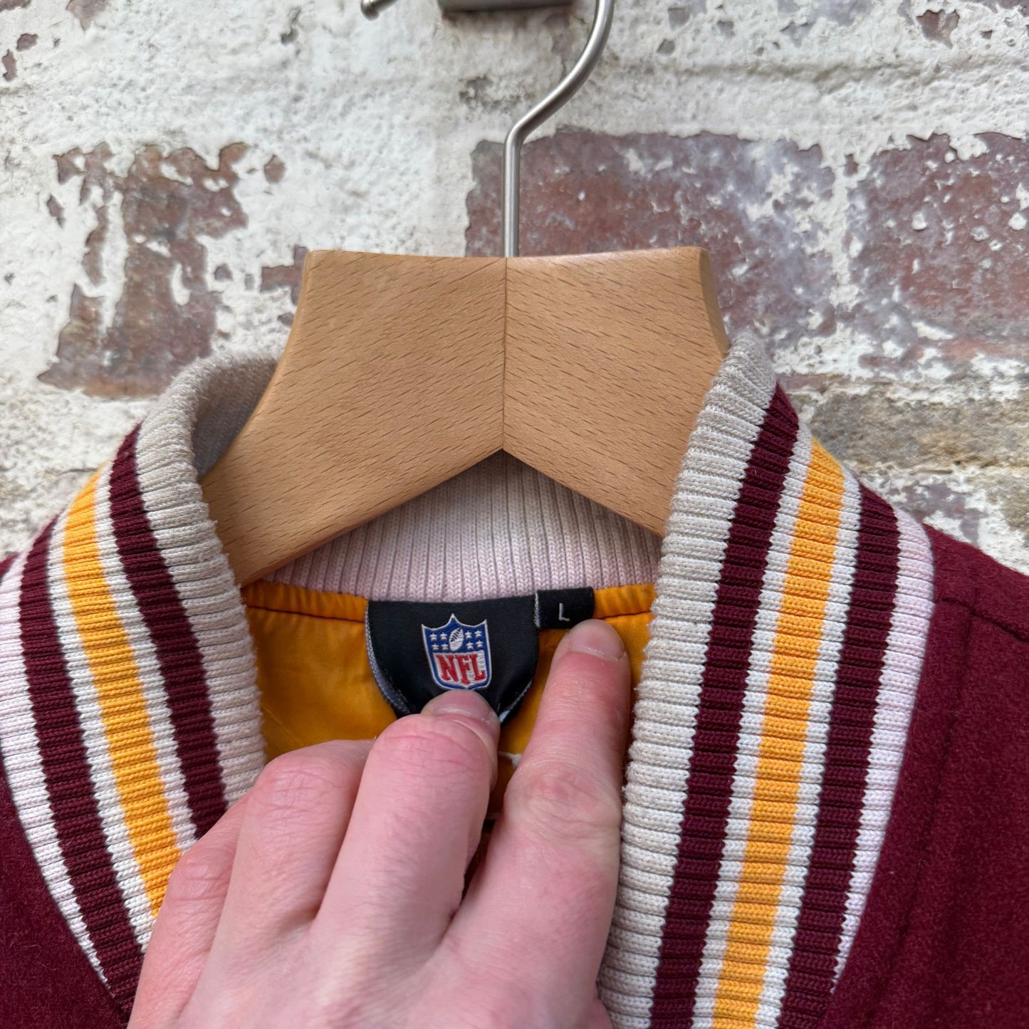 Red NFL Redskins Bomber jacket
