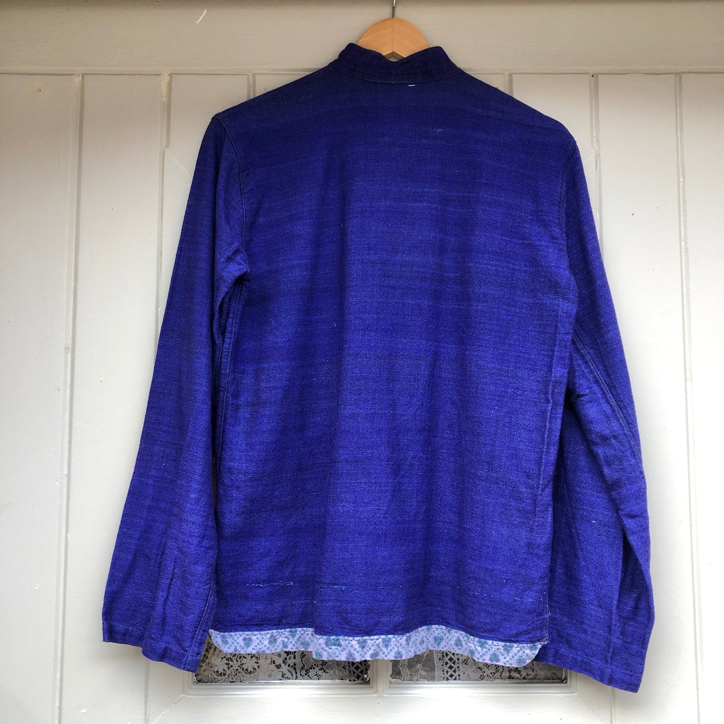 1970s Indian Cotton Gauze Smock Shirt Top