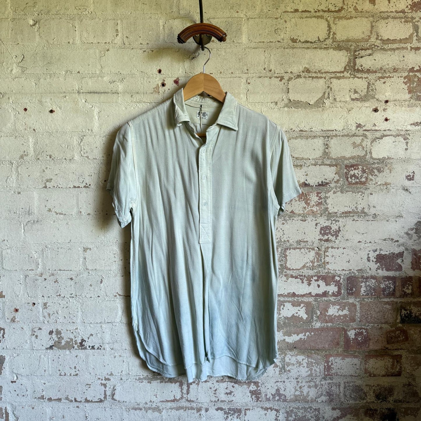 1940s British CC41 Rayon Sports Shirt