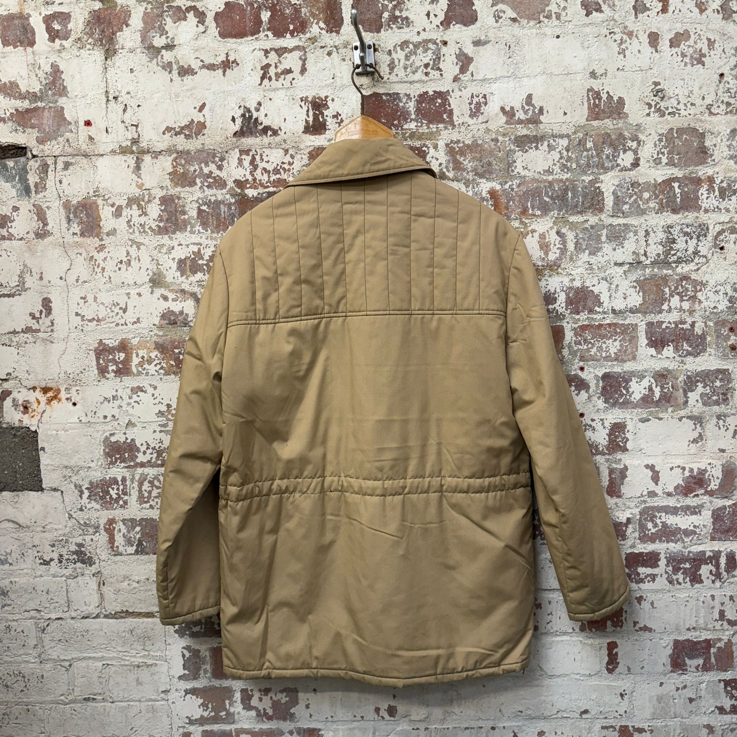 1970s Beige Padded Design Jacket